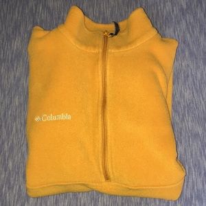 Men’s small orange Columbia fleece